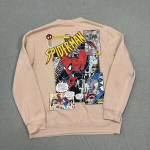 Marvel Spider-Man Sweatshirt Men’s Large Beige
